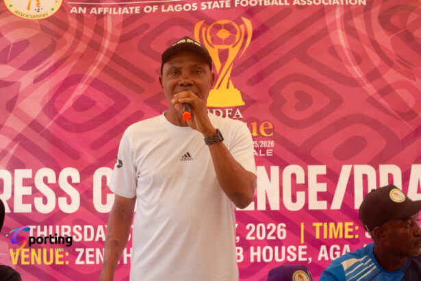 Alhaji Sonibar. chairaman Ikorodu divisional football league